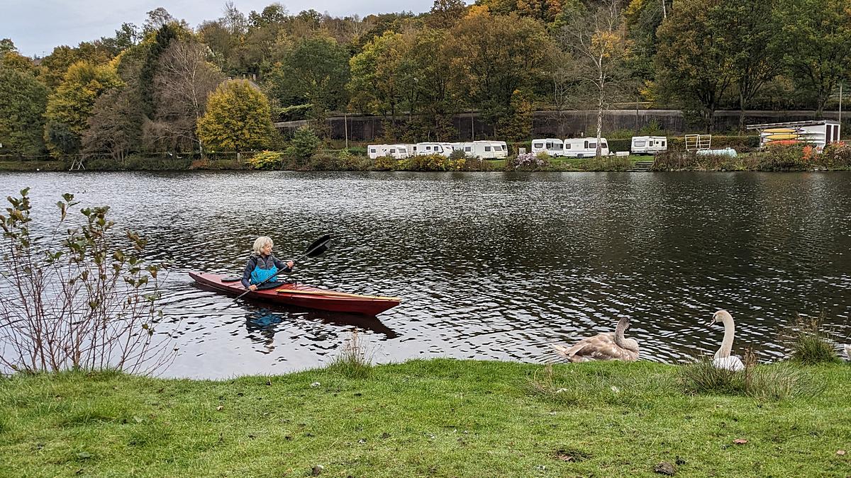 Kajak auf dem See